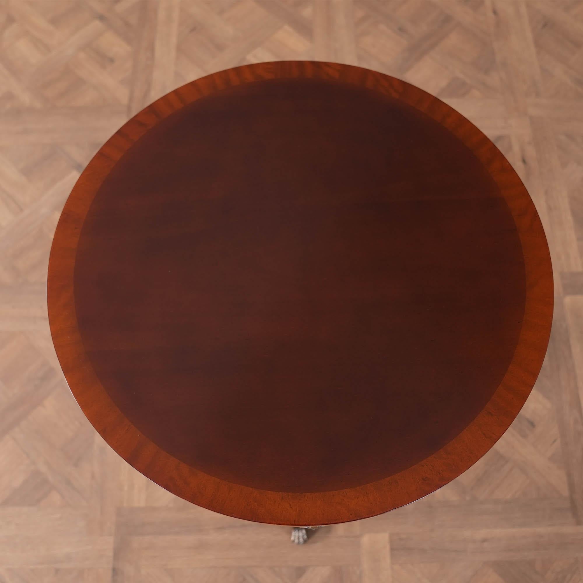 One Drawer Drum Table For Sale 3
