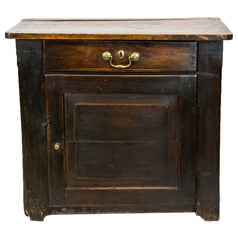 Armoire anglaise en pin à un tiroir