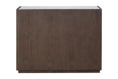 One Drawer Night Stand - Natural oak veneer - Brown