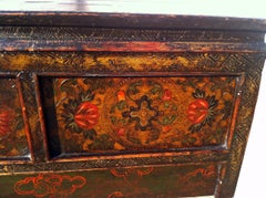 One Drawer Tibetan Accent Table