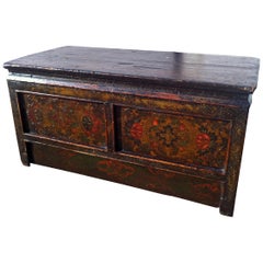 Antique One Drawer Tibetan Accent Table