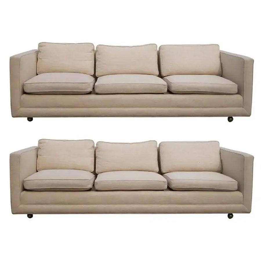 American One Dunbar Tuxedo Sofa by Edward Wromley
