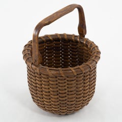 "One Egg" Nantucket Lightship Basket, circa 1940