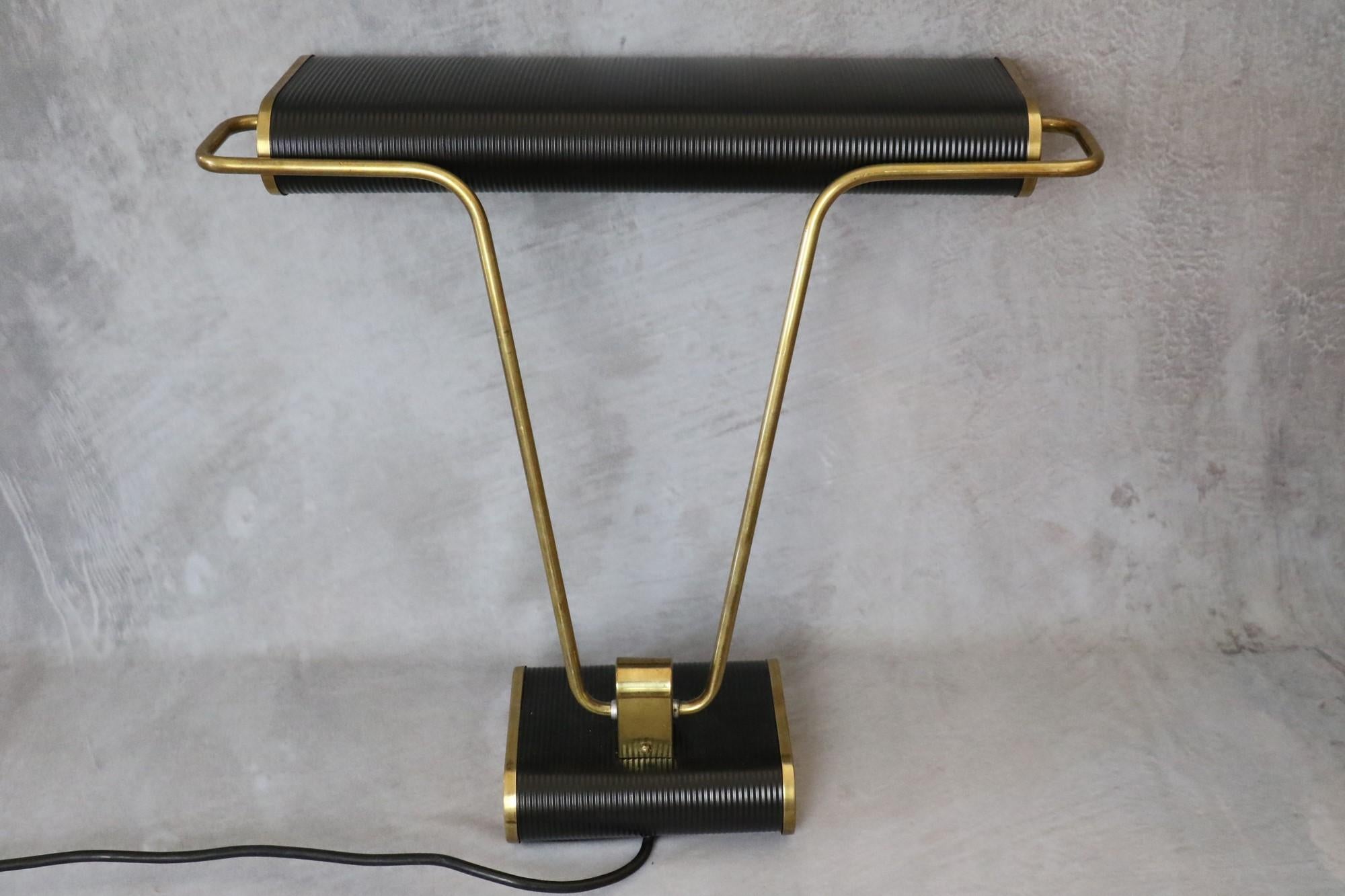 Lacquered One Eileen Gray Mid-century desk lamp for Jumo era Corbusier