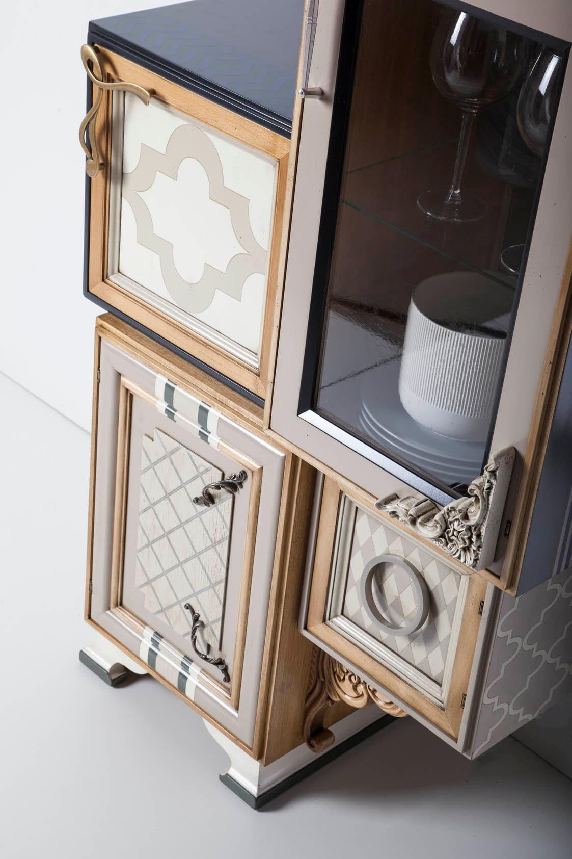Spanish One Entry Cabinet by Lola Glamour For Sale