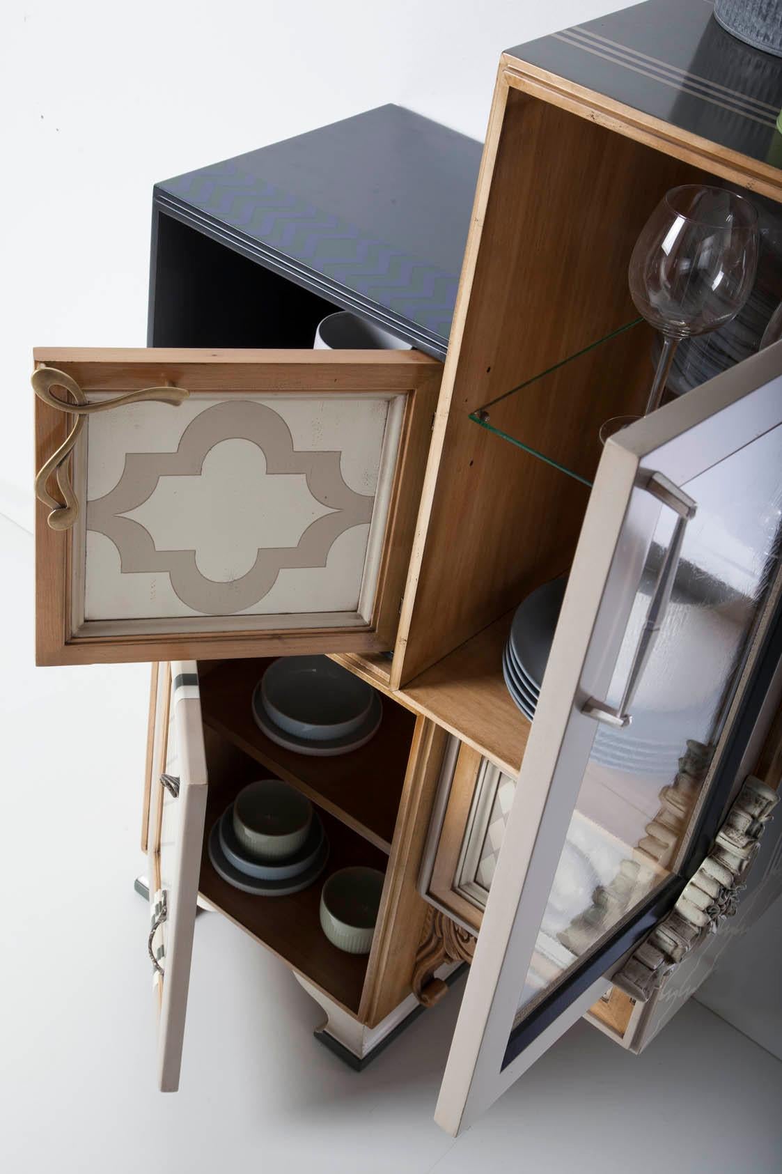 Contemporary One Entry Cabinet by Lola Glamour For Sale