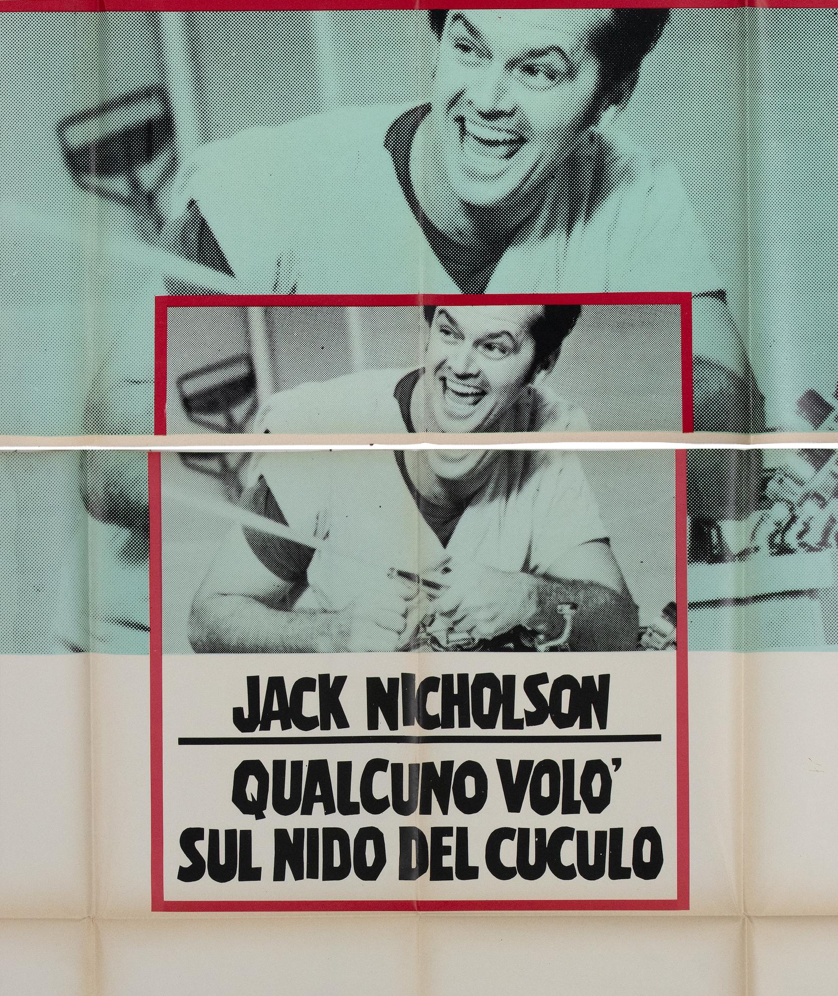 Einer flog über das Kuckucksnest (1975, Italien) im Zustand „Gut“ im Angebot in Roma, IT