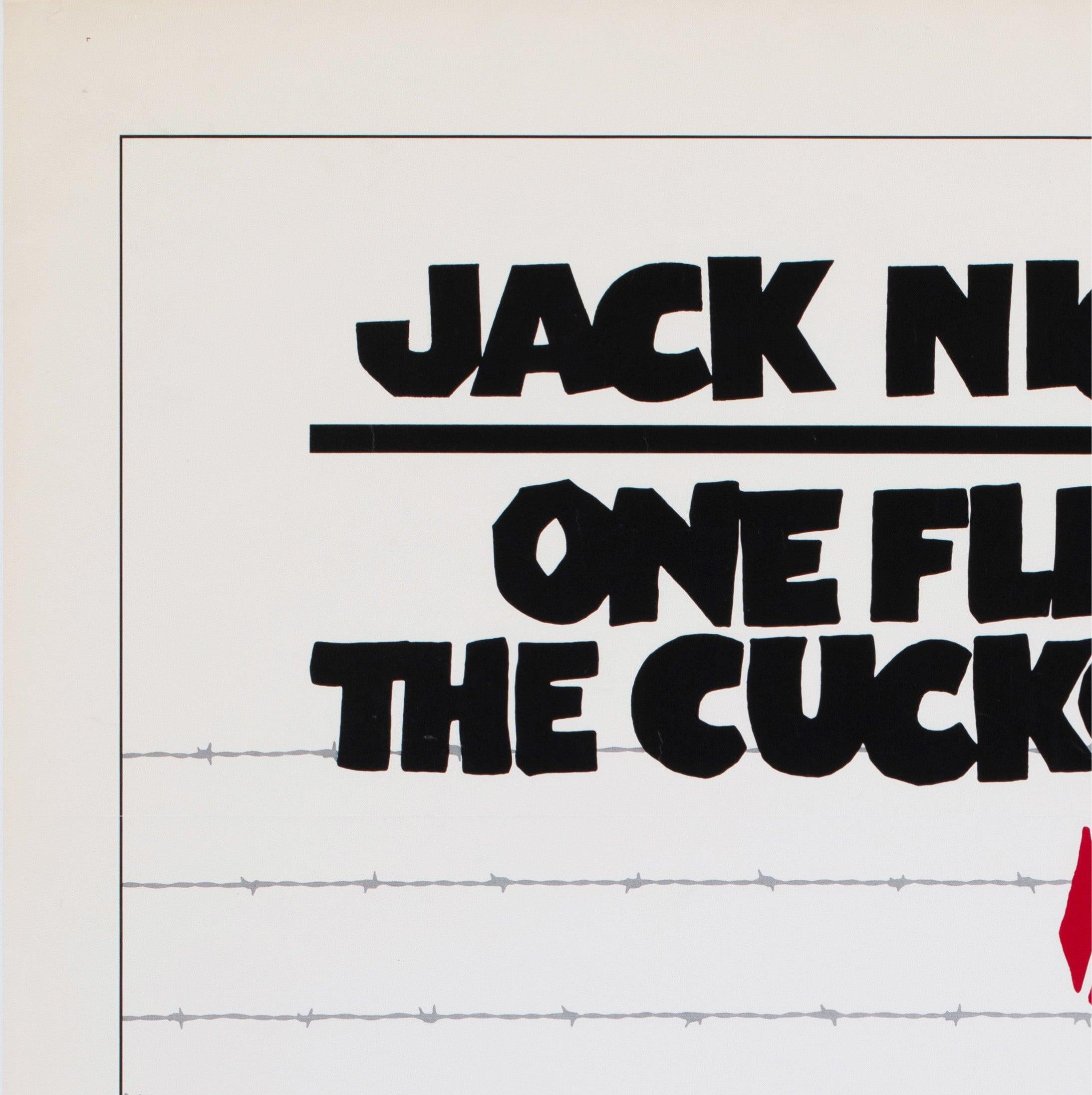 American One Flew Over the Cuckoo's Nest 1975 US 1 Sheet Pre Awards Film Poster For Sale