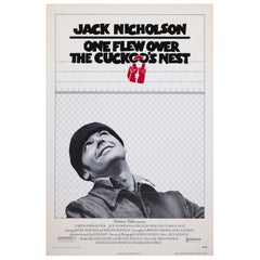One Flew Over the Cuckoo's Nest 1975 US 1 Sheet Pre Awards Film Poster