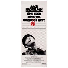 One Flew Over the Cuckoo's Nest 1975 U.S. Insert Film Poster