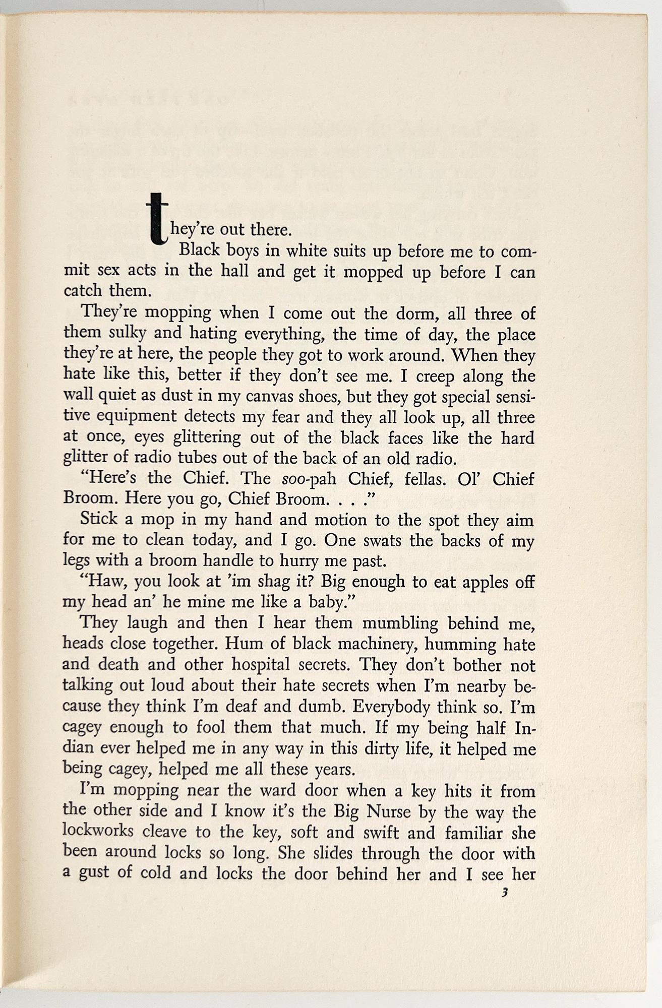 20ième siècle Vol au-dessus d'un nid de coucou par Ken Kesey - Première édition, deuxième édition avec DJ en vente