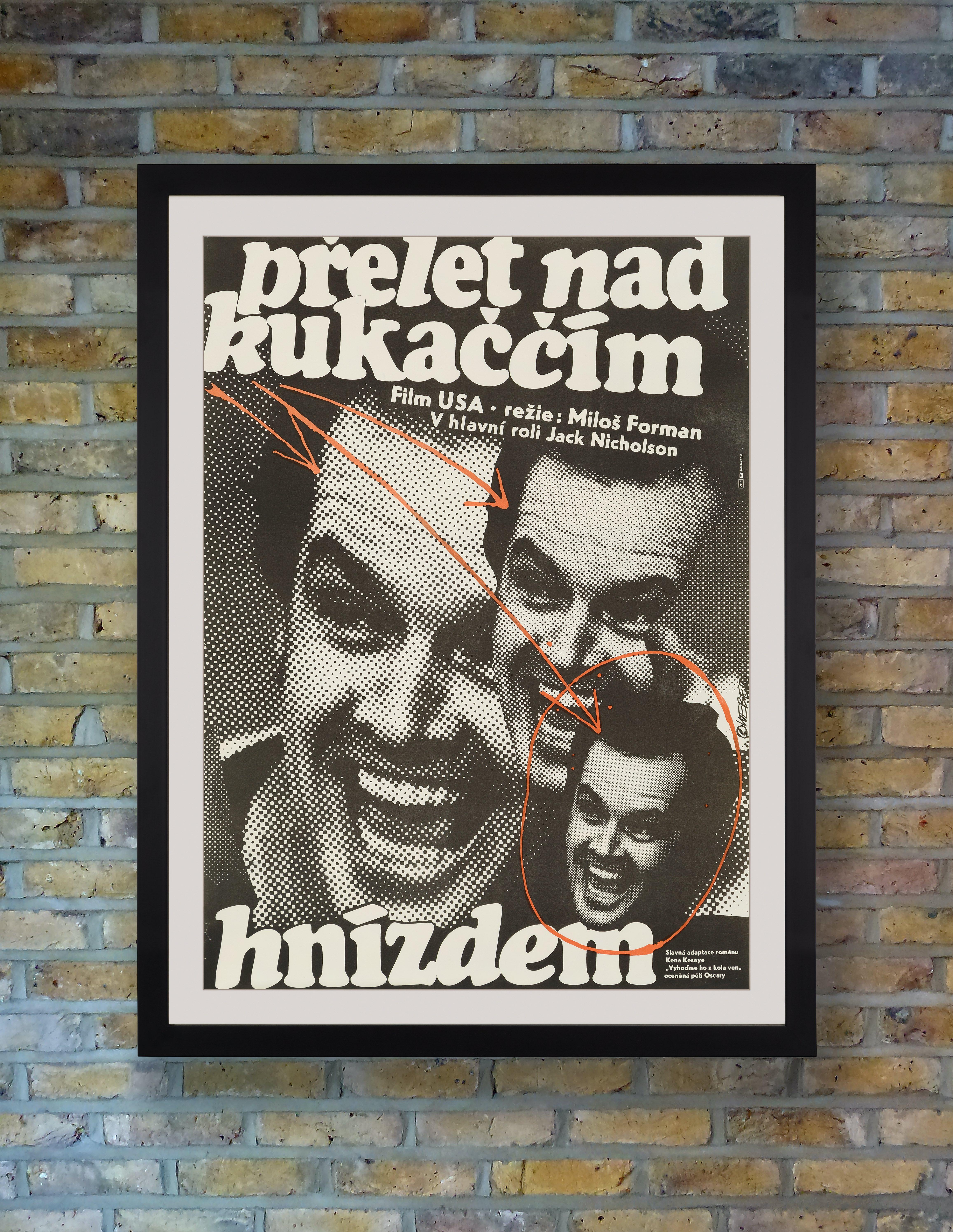 A fantastically bizarre poster by Jan Weber for the first Czech release of 