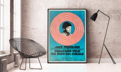 One Flew Over the Cuckoo's Nest R1970s Italian 2 Foglio Film Poster