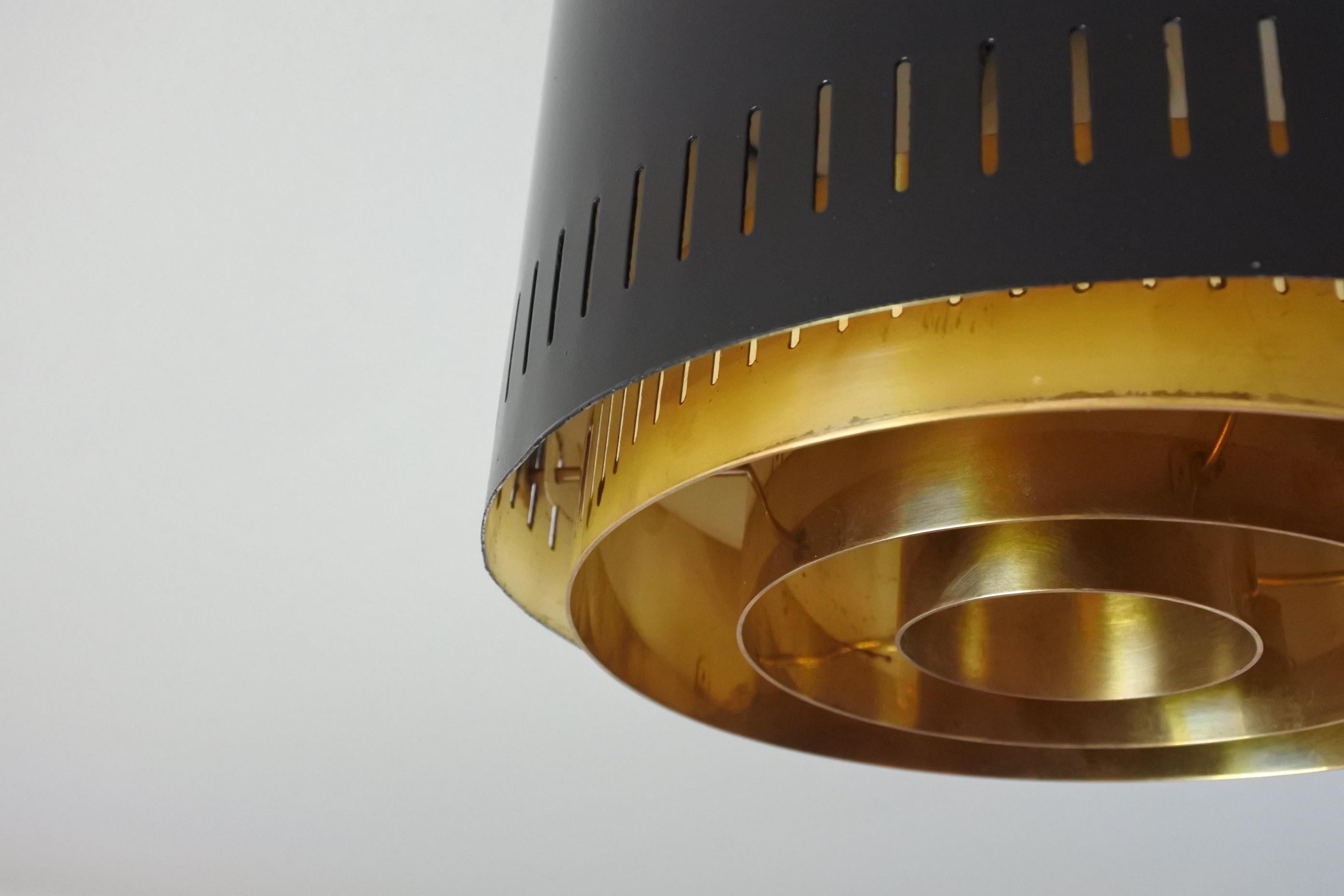 One Flush Mount Ceiling Lamp by Itsu, Finland, 1960s 2