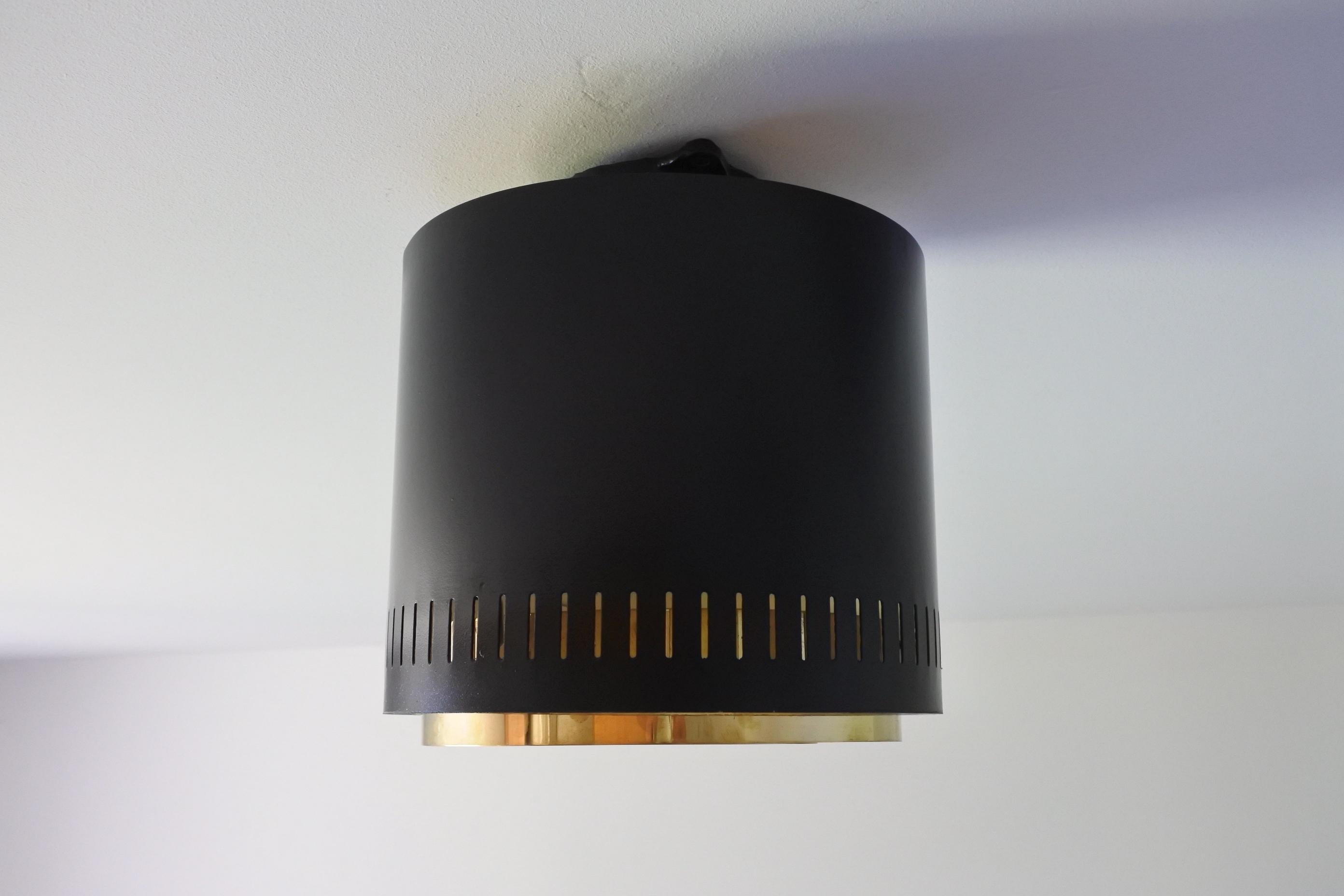 One Flush Mount Ceiling Lamp by Itsu, Finland, 1960s 6