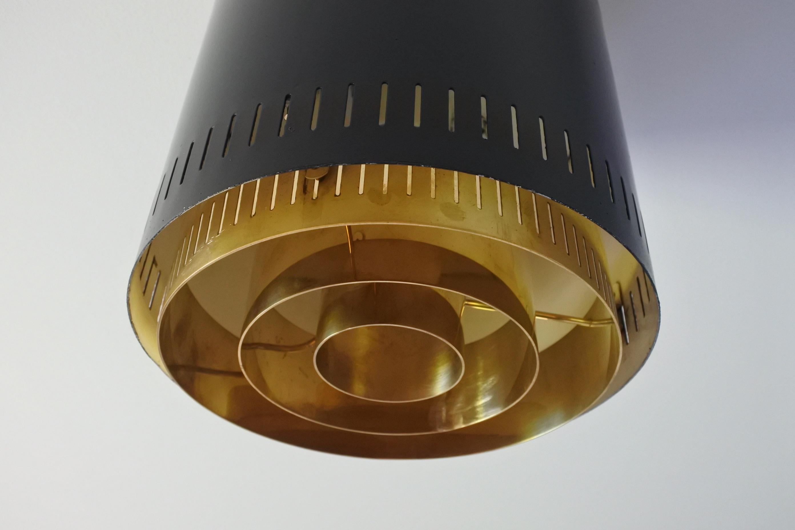 One Flush Mount Ceiling Lamp by Itsu, Finland, 1960s 7