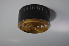 One Flush Mount Ceiling Lamp by Itsu, Finland, 1960s