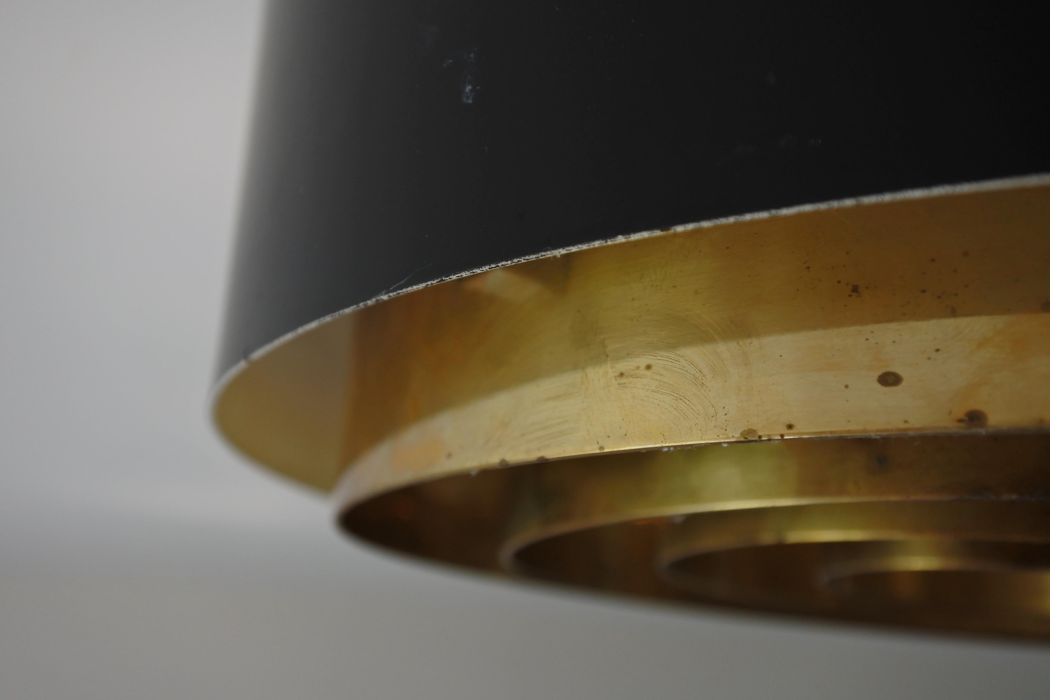 One Flush Mount Ceiling Lamp by Itsu, Finland, 1960s 1