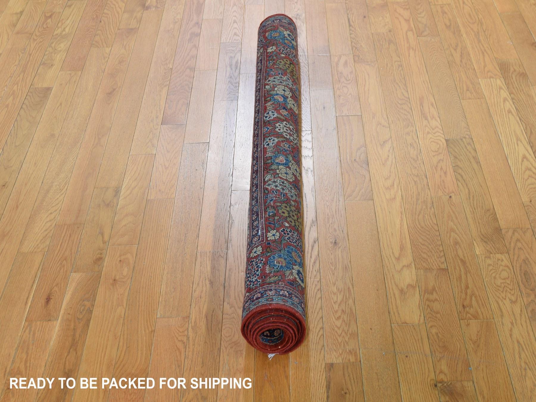 Paire de tapis persans anciens Kashan Exc Cond propres et doux noués à la main Bon état - En vente à Carlstadt, NJ