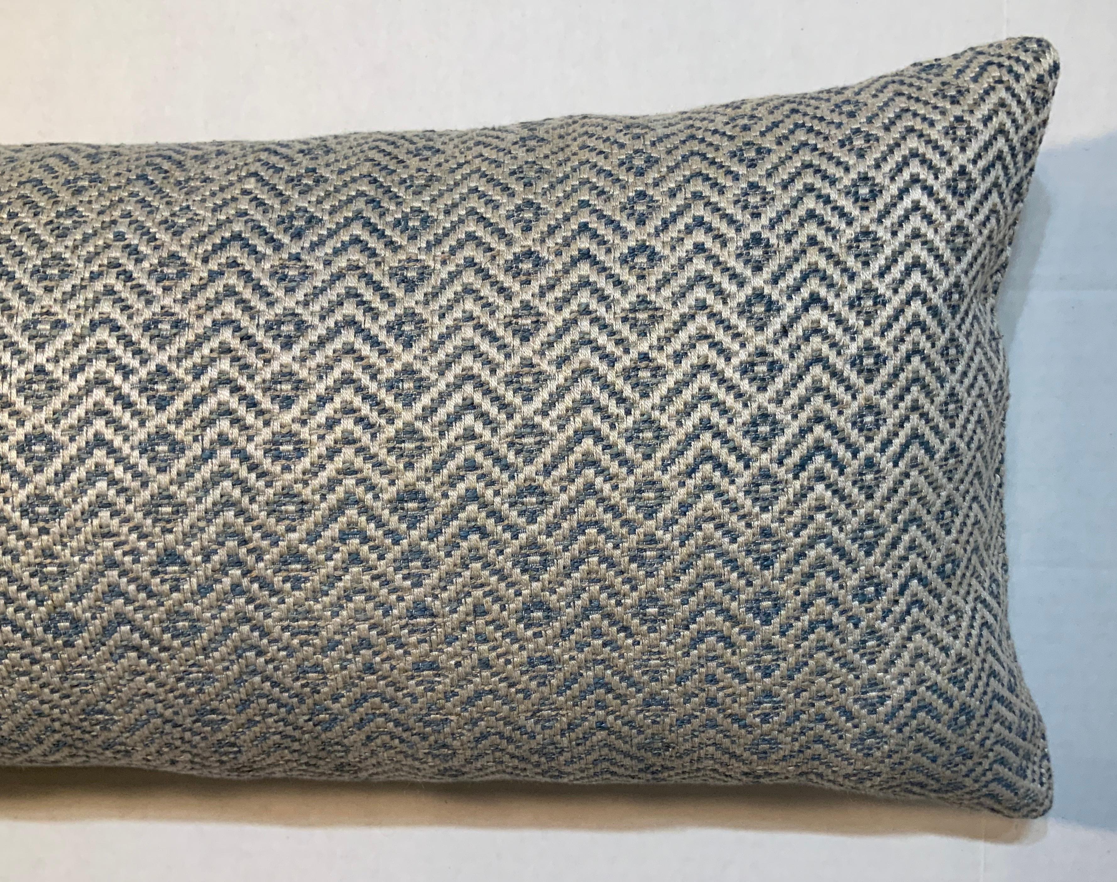 Elegant pillow made of fine quality vintage French textile, fresh insert.
  