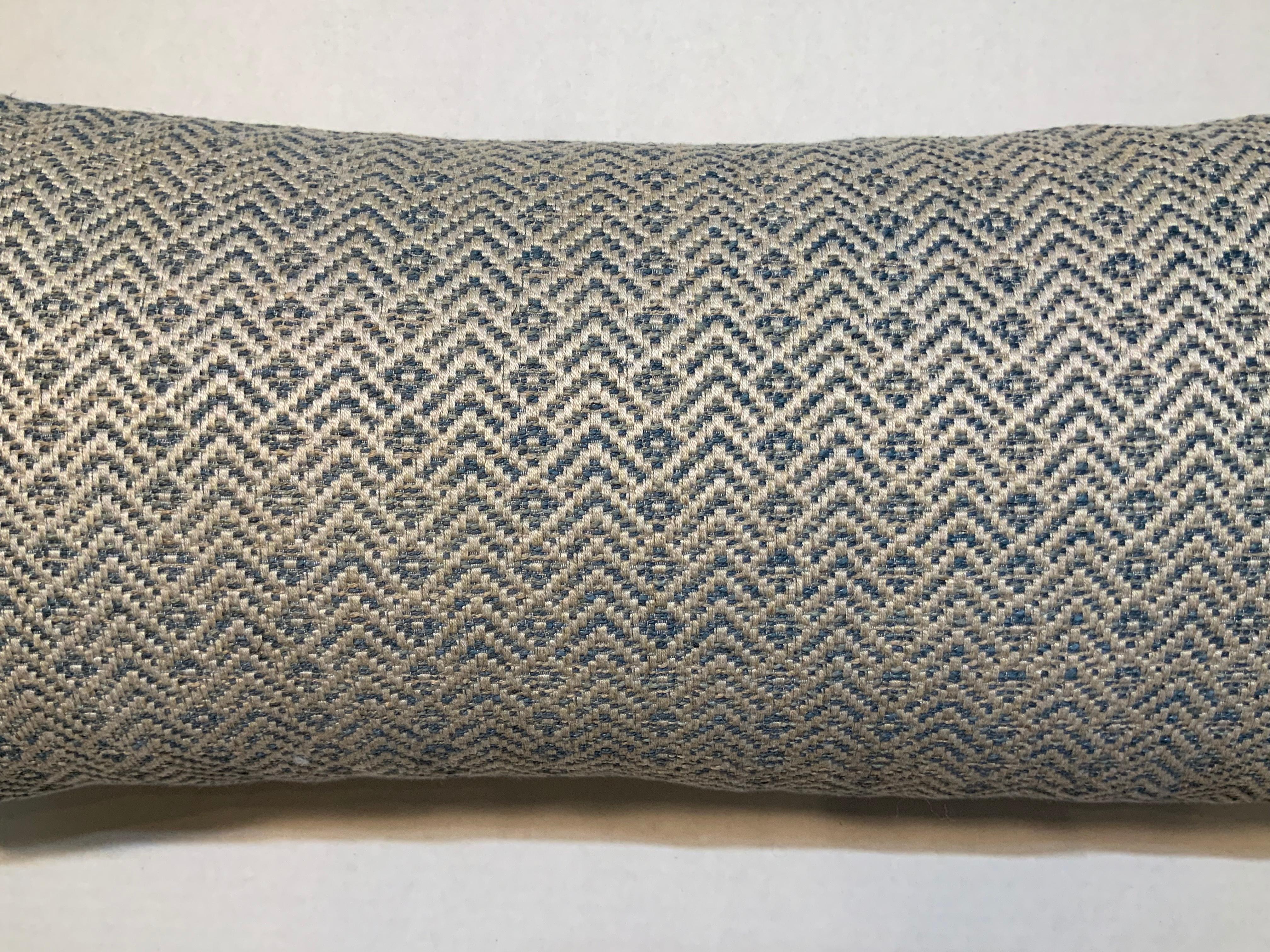 French One Geometric Motif Pillow
