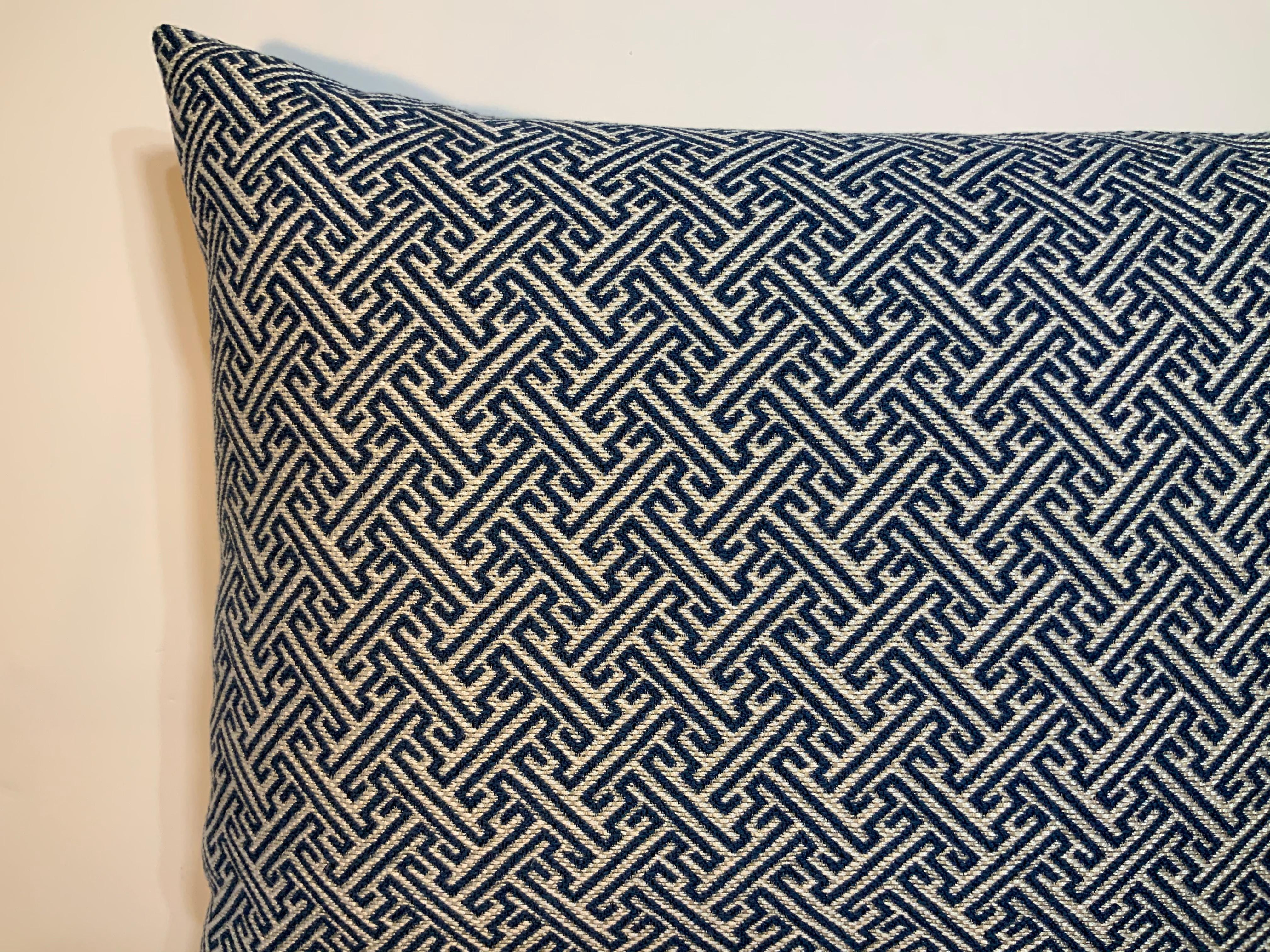 20th Century One Geometric Motif Pillow For Sale