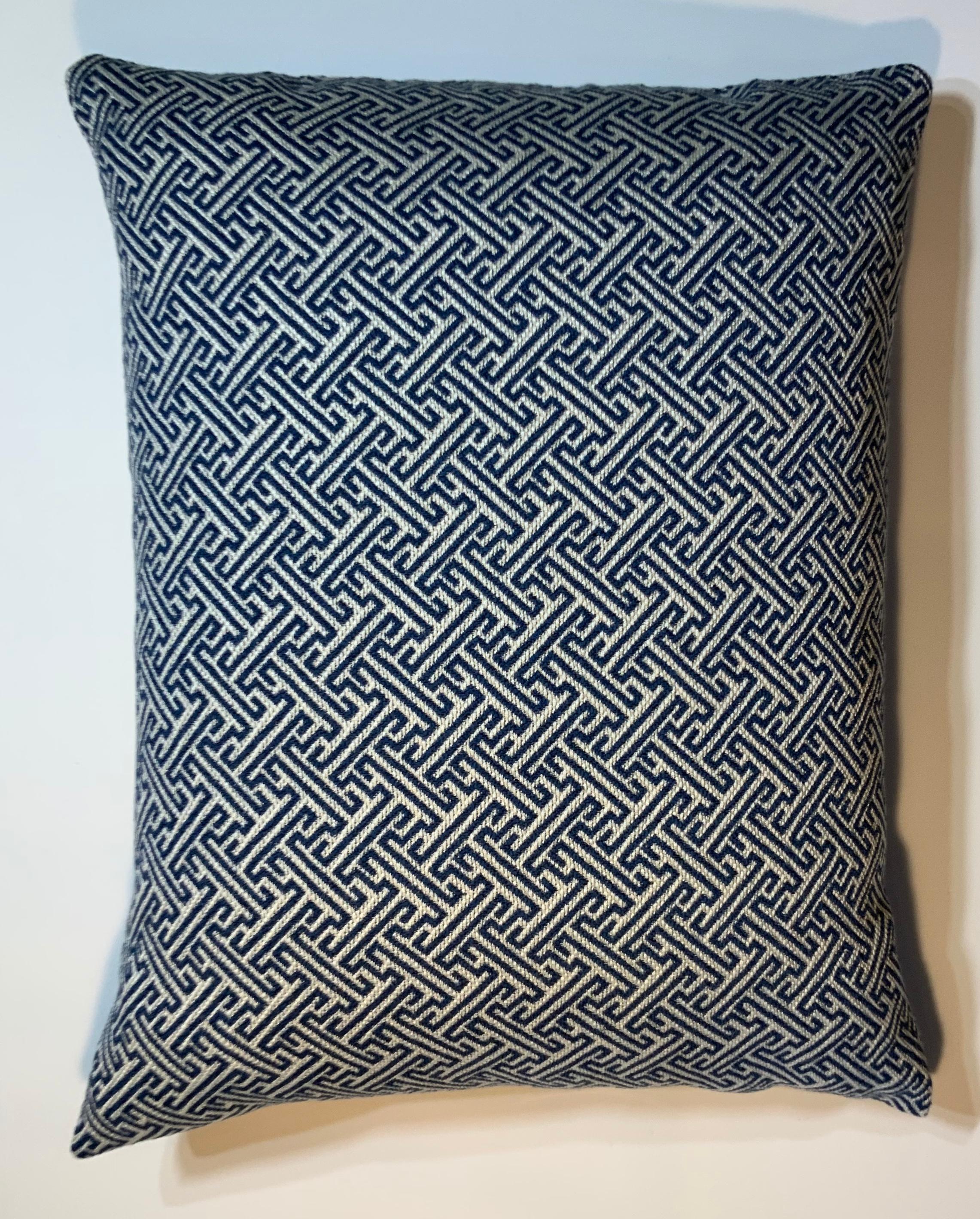 One Geometric Motif Pillow For Sale 1