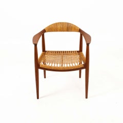 One Hans Wegner for Johannes Hansen JH501 "The Chair" in Teak & Cane