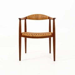 One Hans Wegner for Johannes Hansen JH501 "The Chair" in Teak & Cane