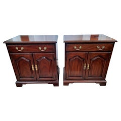 One Henkel Harris Solid Mahogany Nightstand