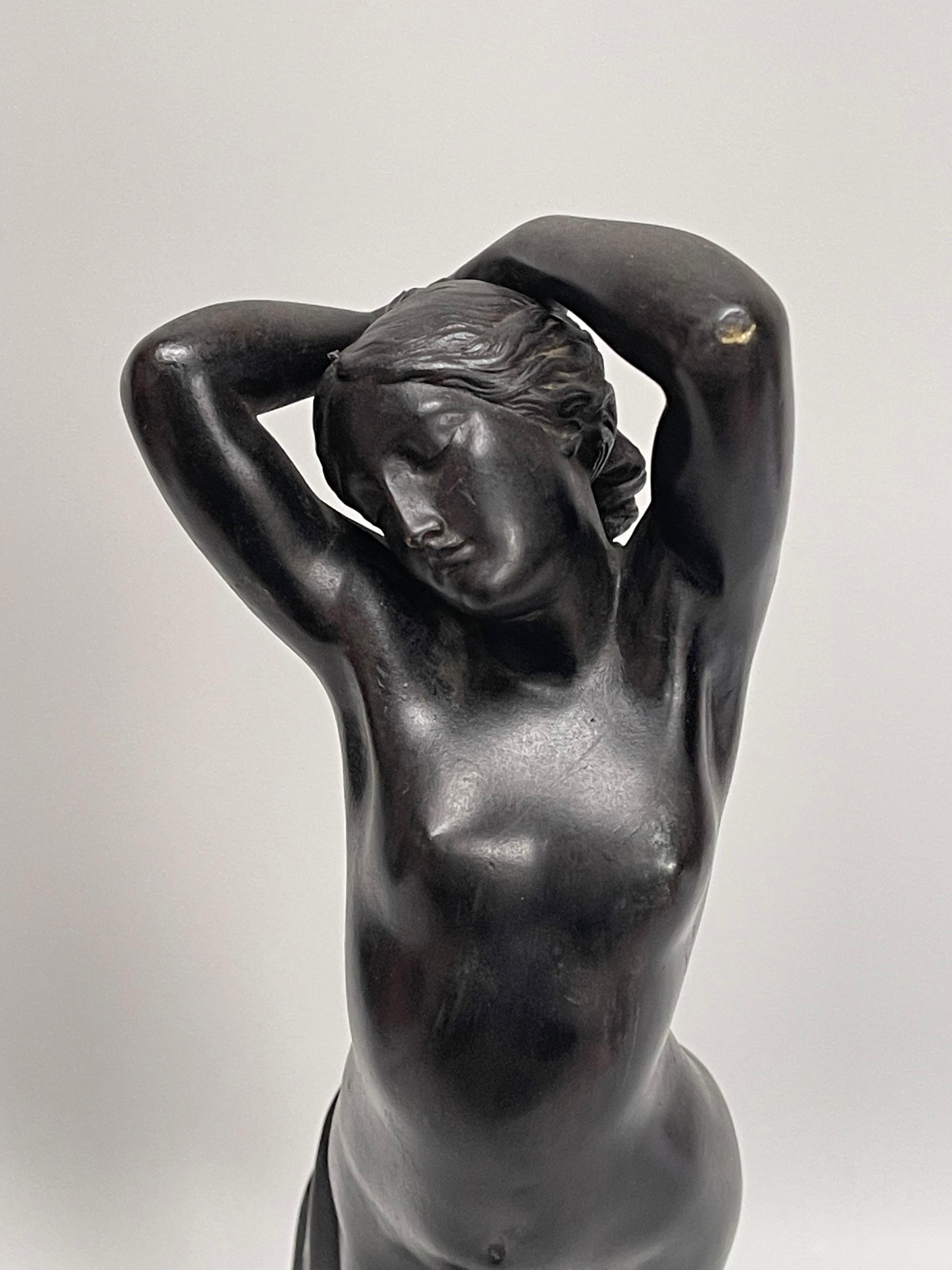 Sculpture en bronze « One hour of the Night » de Joseph Michel Pollet en vente 5