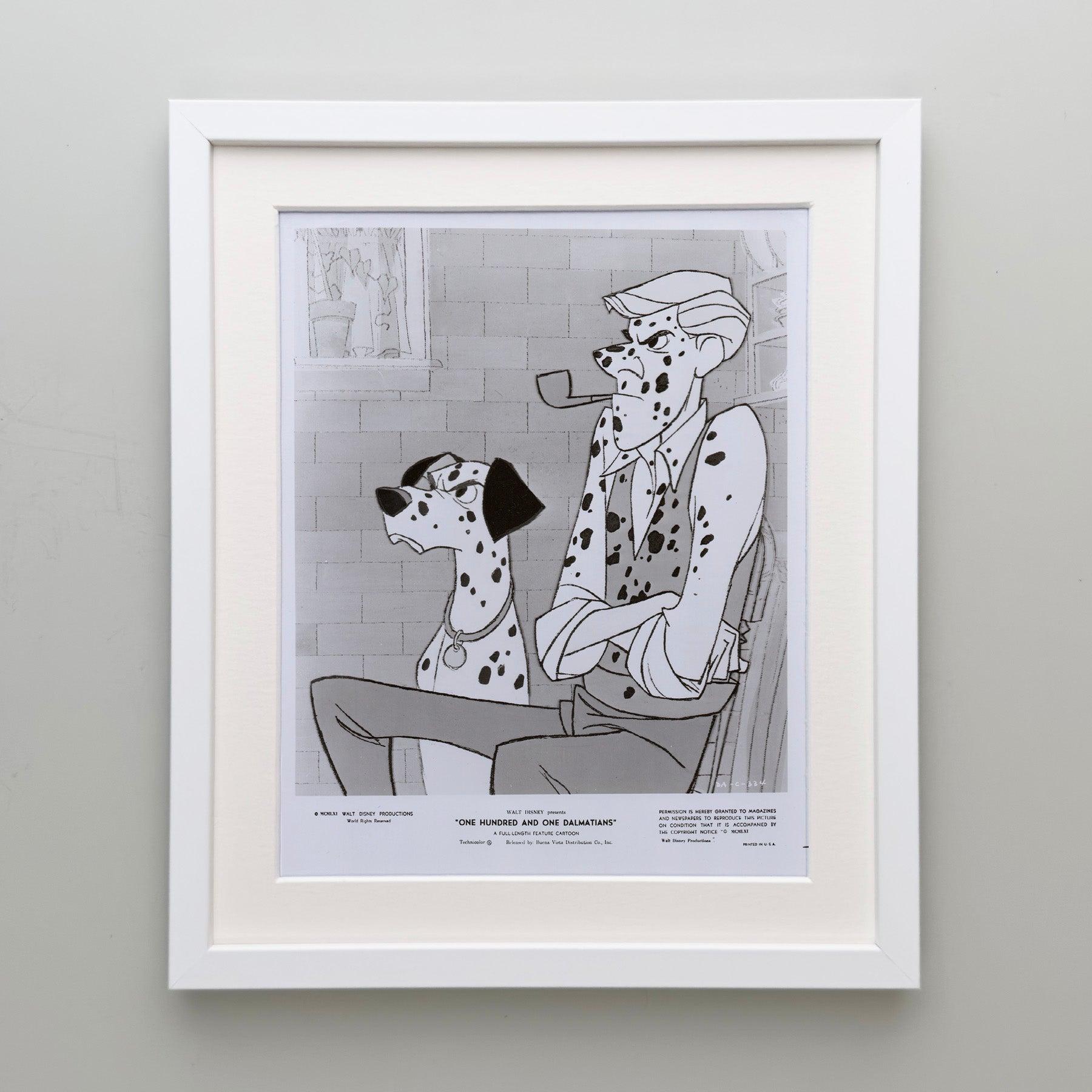 Einhundertundein Dalmatiner (1961) Pressestatement - gerahmt im Zustand „Hervorragend“ im Angebot in Bath, Somerset