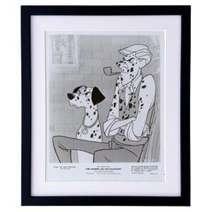 One Hundred and One Dalmatians (1961) Press Publicity Still - Framed