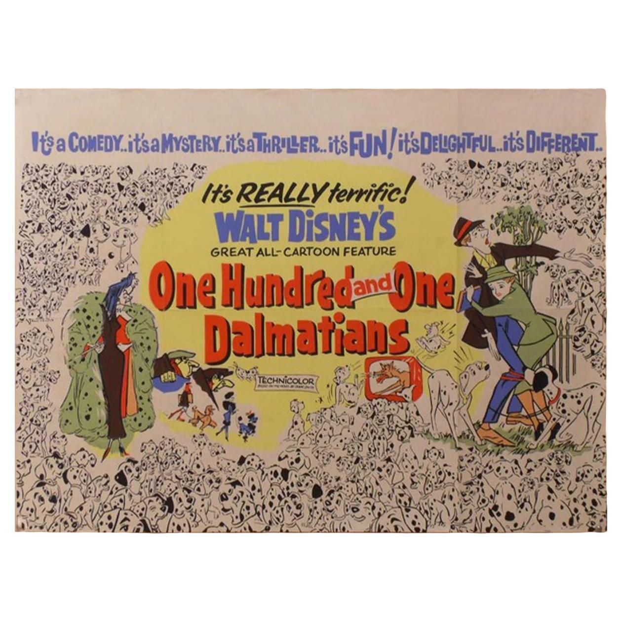 One Hundred and One Dalmatians, Unframed Poster, 1969 For Sale