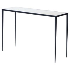 One Iron and Parchment Console, Contemporary