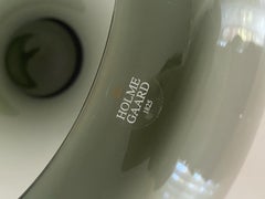 One Large Grey Green Holmegaard Glass Bowl Provence by Per Lütken Denmark