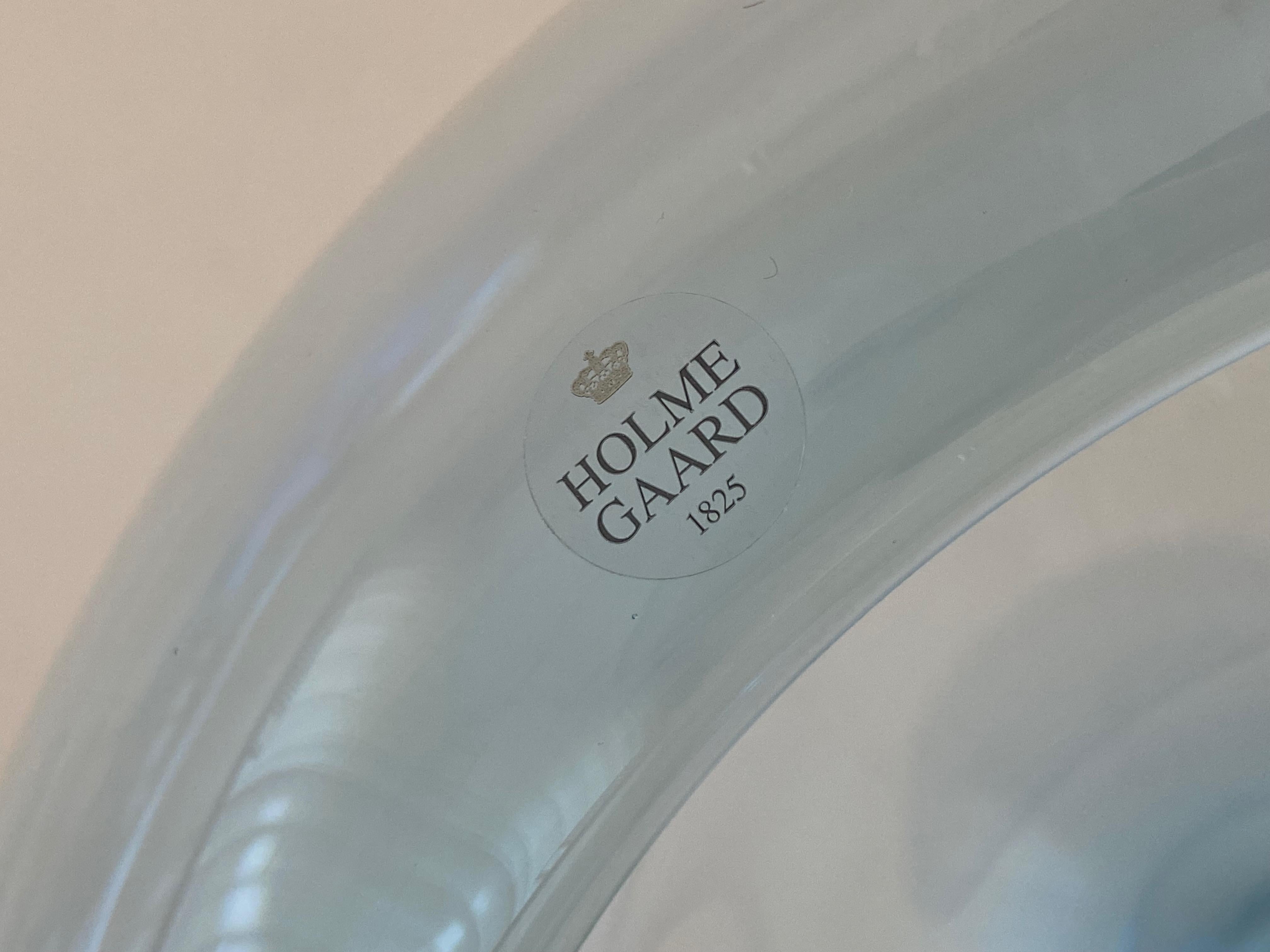 Mid-Century Modern One large Holmegaard Glass bowl Provence by Per Lütken Denmark For Sale