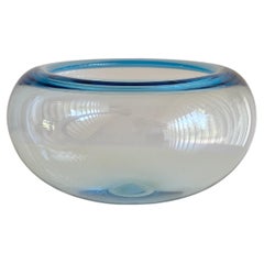 One large Holmegaard Glass bowl Provence by Per Lütken Denmark