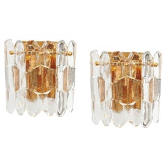 1 of 2 Large Kalmar Sconces Wall Lights 
Palazzo
, Austria, 1960s