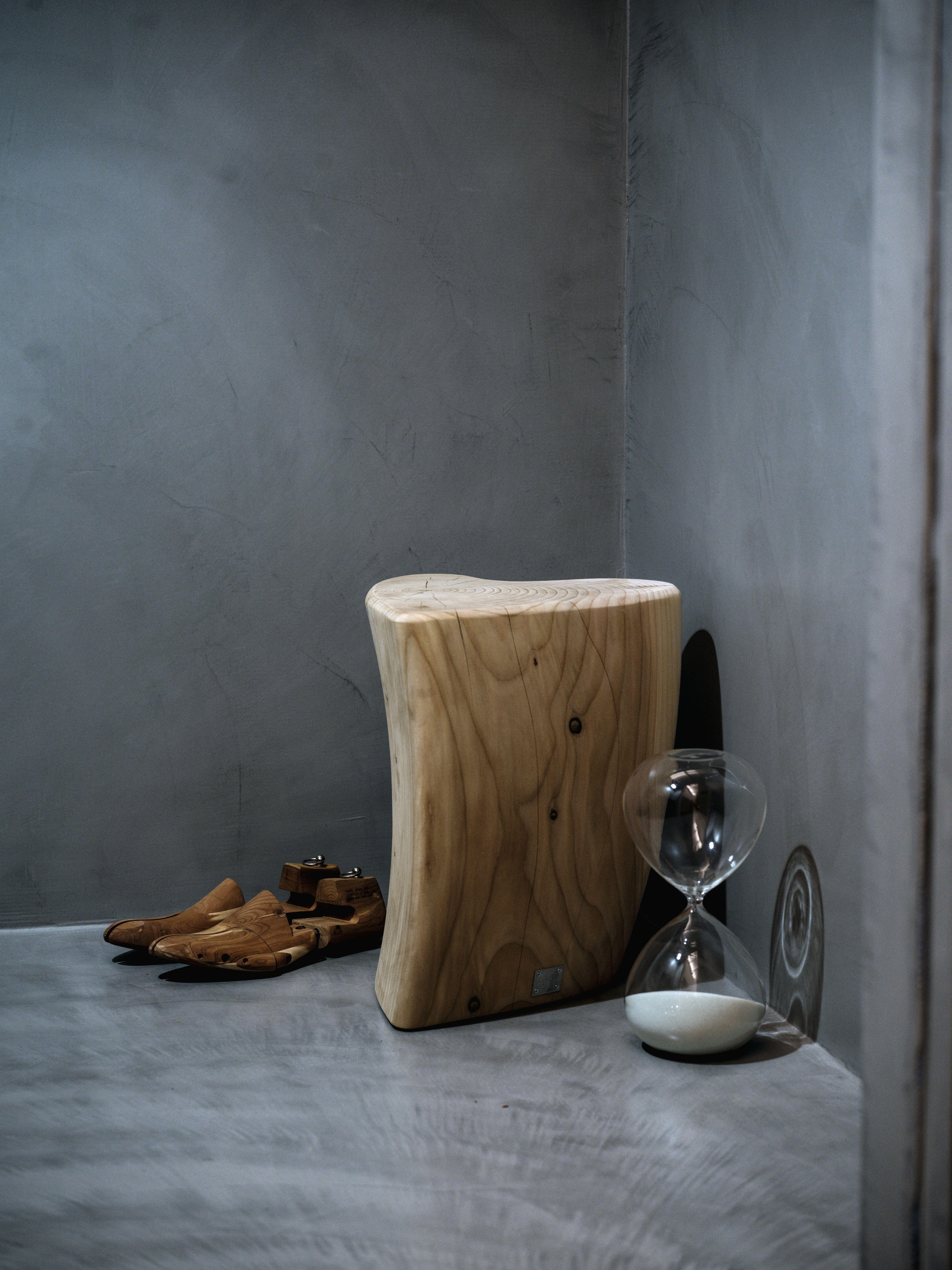 Moderno Sgabello One Love Veneziano+Team Contemporaneo in Cedro Naturale Made in Italy Riva1920 in vendita
