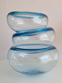 One Medium Size Holmegaard Glass Bowl Provence by Per Lütken Denmark
