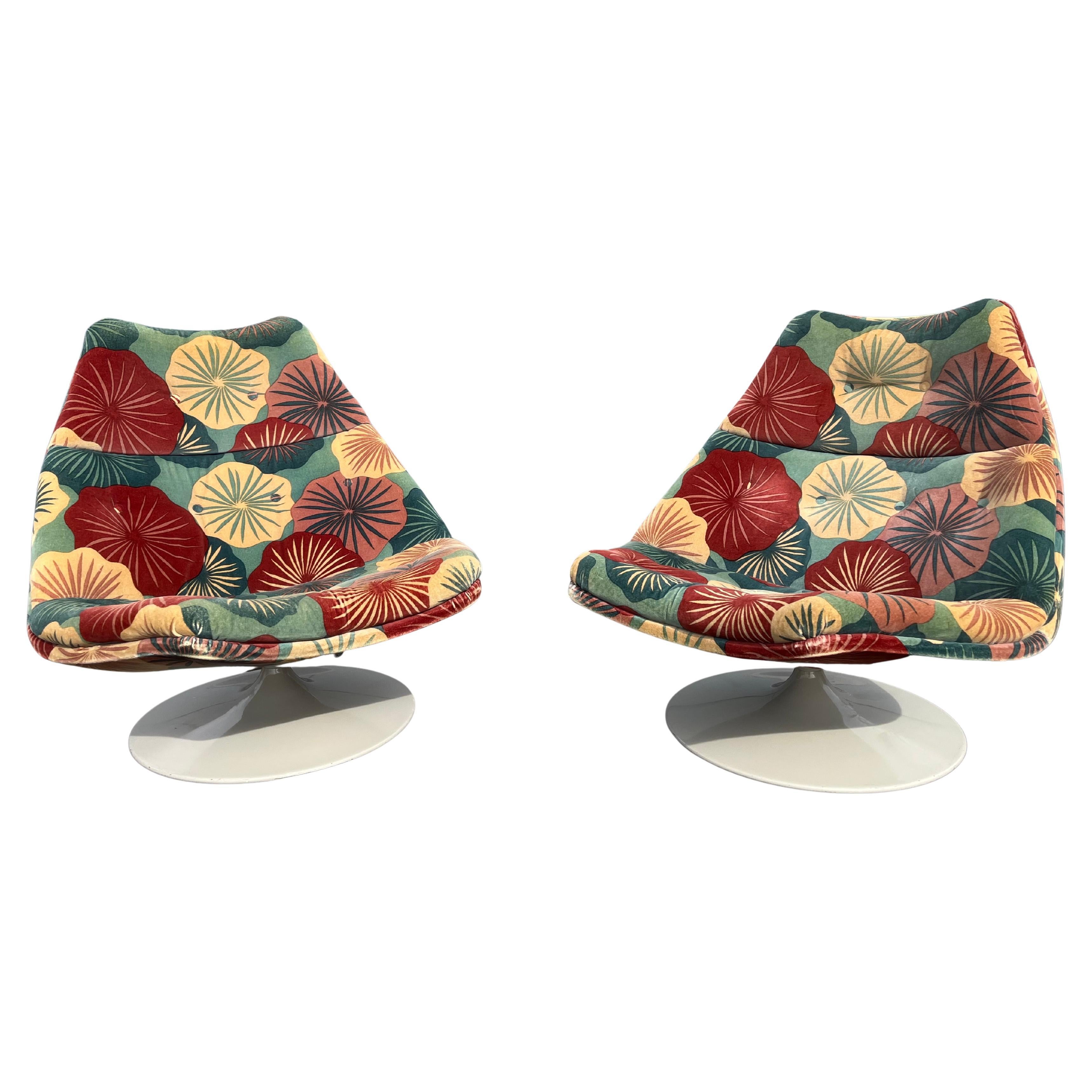 Una Silla de salón Mid Century F588 de Geoffrey Harcourt para Artifort, años 70 en venta