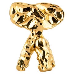 One Minute Sculpture, by Marcel Wanders, Hand-Sculpted Unique, Gold