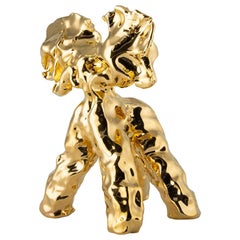 One Minute Sculpture, by Marcel Wanders, Hand-Sculpted Unique, Gold, #102837/10