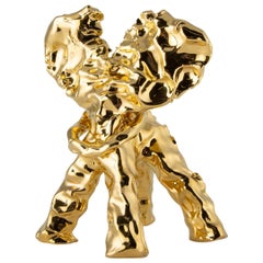 One Minute Sculpture:: von Marcel Wanders:: Handgeformtes Unikat:: Gold:: #102837/2