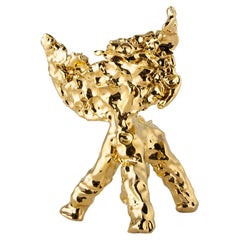 One Minute Sculpture, by Marcel Wanders, Hand-Sculpted Unique, Gold, #102837/7