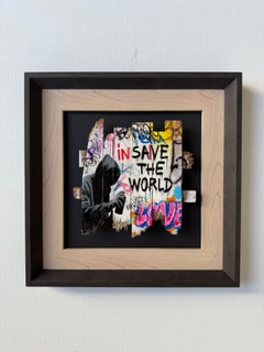 zeitgenössisches Graffiti Street Art Pop Art Interieur figurativ One Mizer Banksy