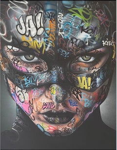 contemporary graffiti street art pop art interior figurative One Mizer