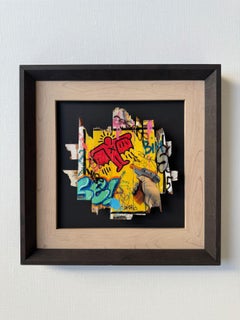 contemporary graffiti street art pop art interior figurative One Mizer haring