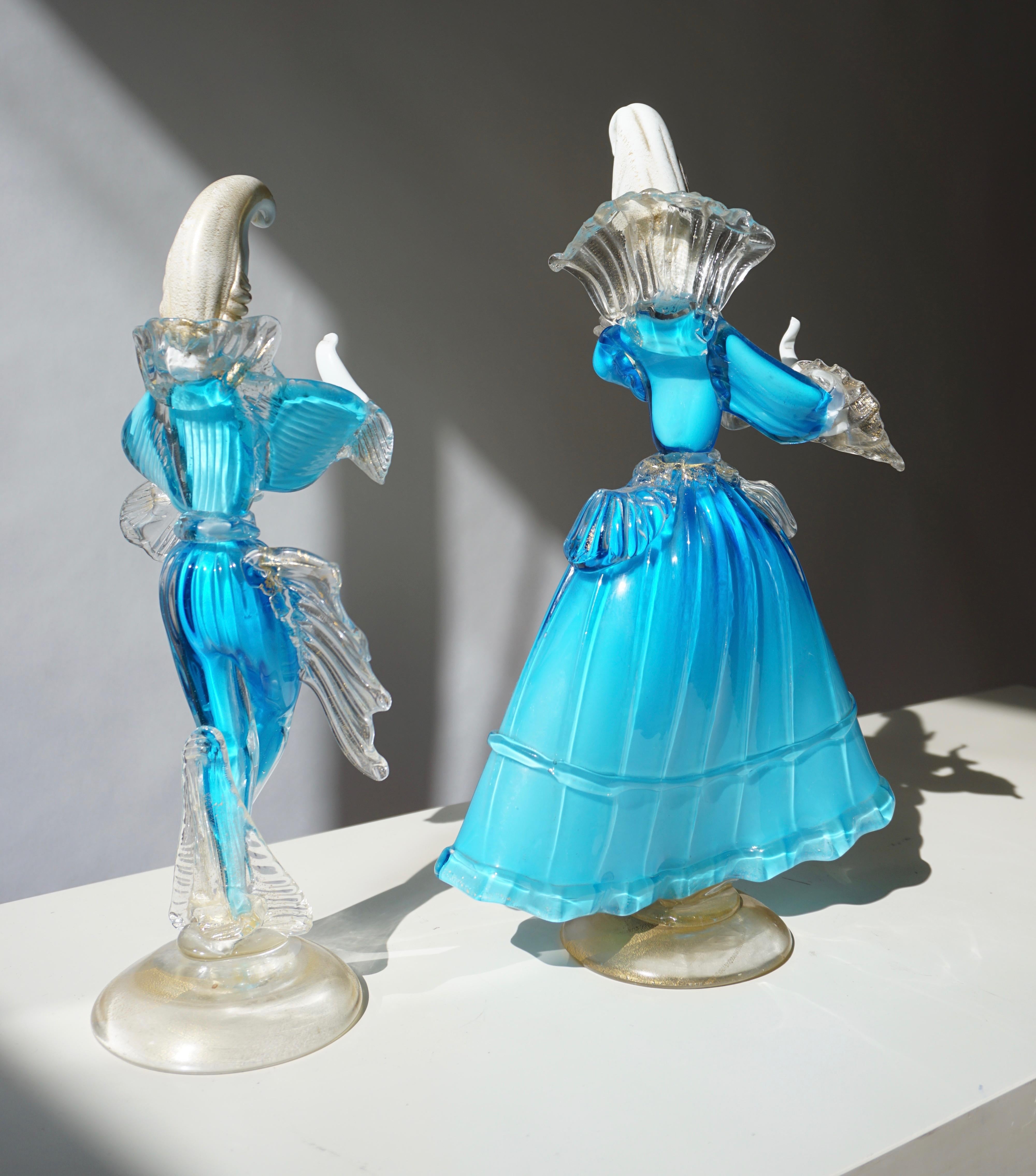 One Murano Glass Carnival Lady Dancer 9